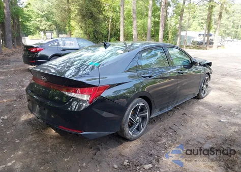 2023 Hyundai Elantra N Line из США, поврежденный, VIN KMHLR4AF3PU411937